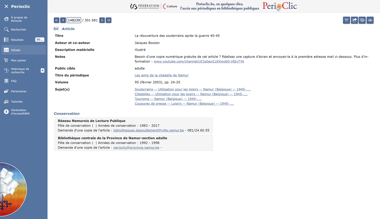 Perioclic